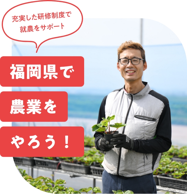 福岡県で農業をやろう！　充実した研修制度で就農をサポート