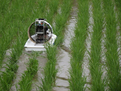 水稲用農薬散布ボート