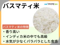 バスマティ米って？日本米（ジャポニカ米）との違い・バスマティライスのおいしい調理方法など紹介