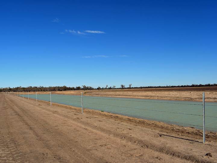 A river near the fields - when we asked if they ever broke the rules, the reply was that there was nothing worth having enough to betray friends and neighbours for
