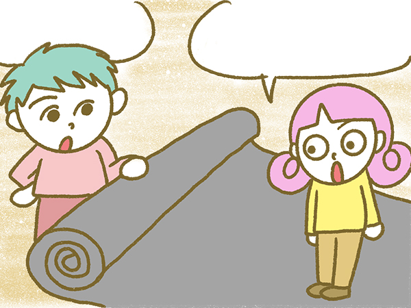 漫画「宮崎に移住した農家の嫁日記」【第122話】防草シートの色