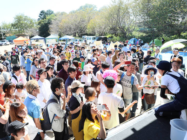 しなやんさんが2018年に三重県四日市市で開いた「しなやかフェス」