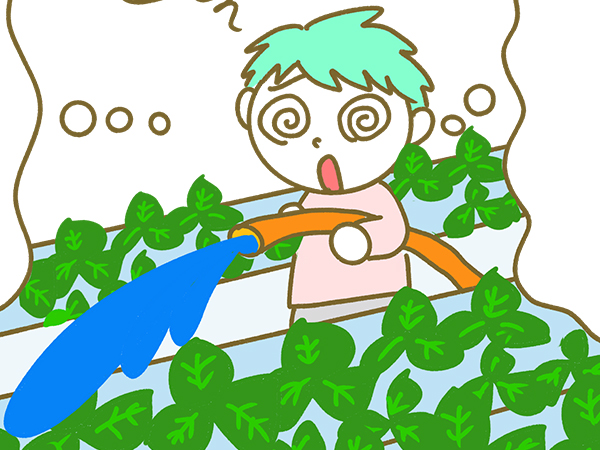 漫画「宮崎に移住した農家の嫁日記」【第235話】部品欠品で水やりピンチ