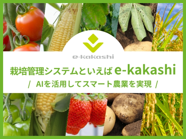 栽培管理システムといえばe-kakashi