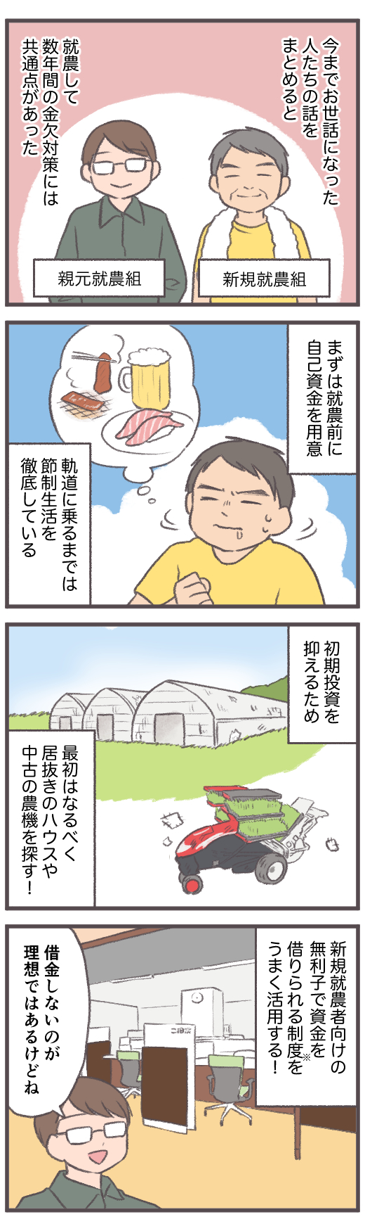 かけだし農家,節約術1