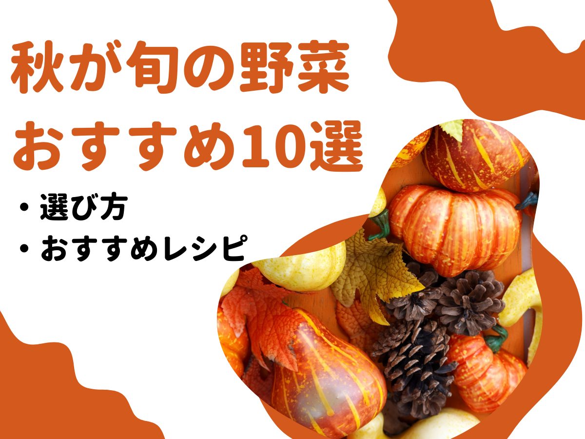 秋が旬の野菜おすすめ10選！　栄養面・選び方・簡単レシピなど紹介