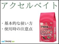 アクセルベイトについて解説！　基本的な使い方や使用時の注意点など