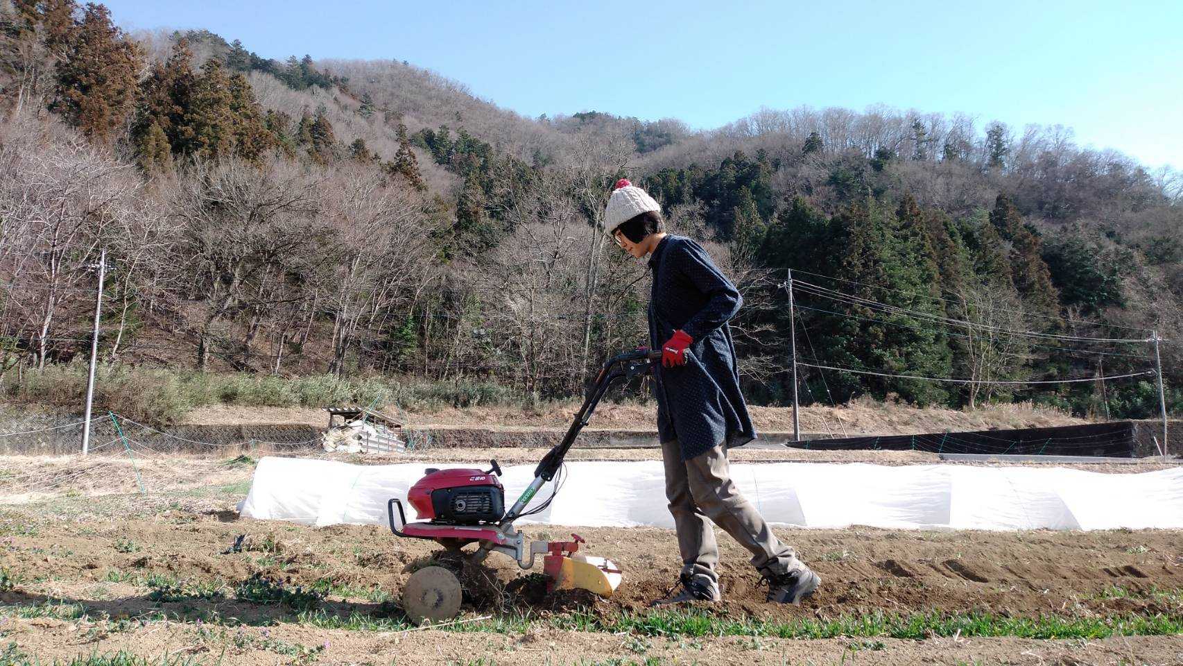 はのさちさんの農作業の様子
