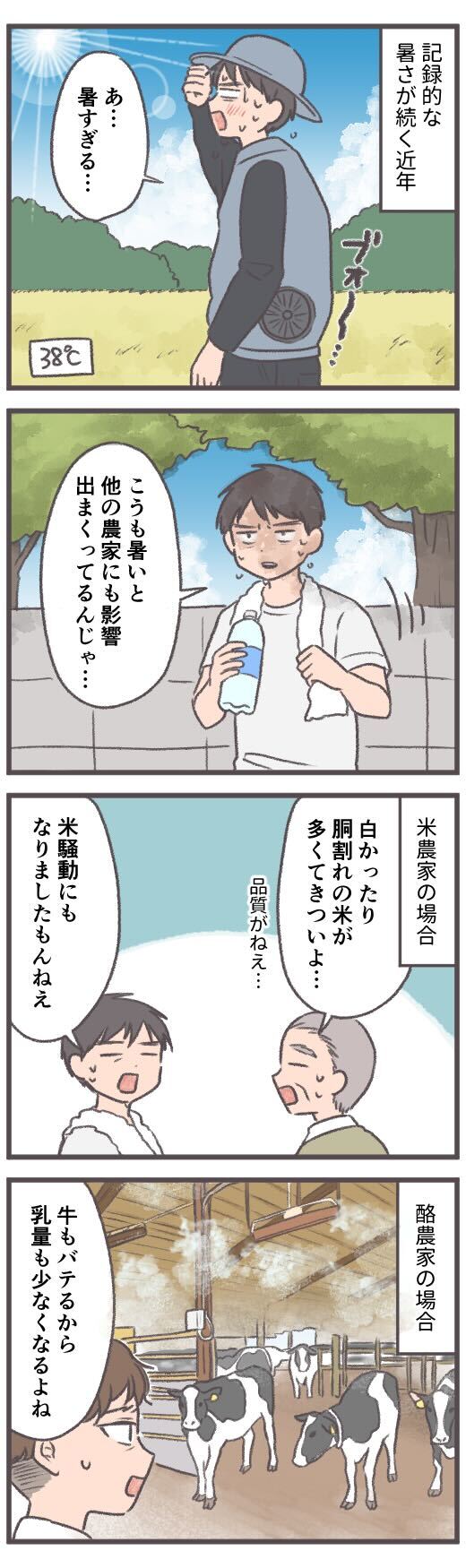 かけだし農家,猛暑1
