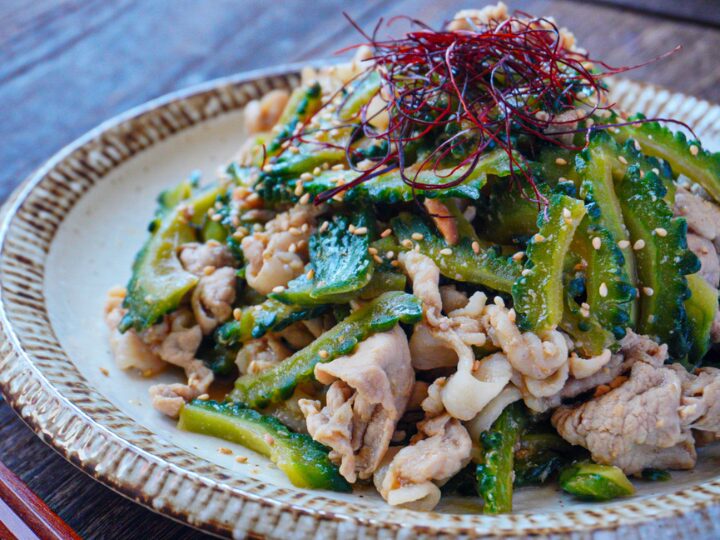 【畑のごちそうレシピ】ゴーヤーと豚肉のシャキうまニンニクみそ炒め〜夏バテに！ごはんがすすむ夏おかず〜